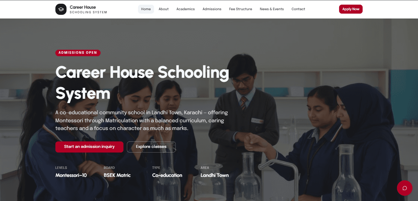 Career House Schooling System